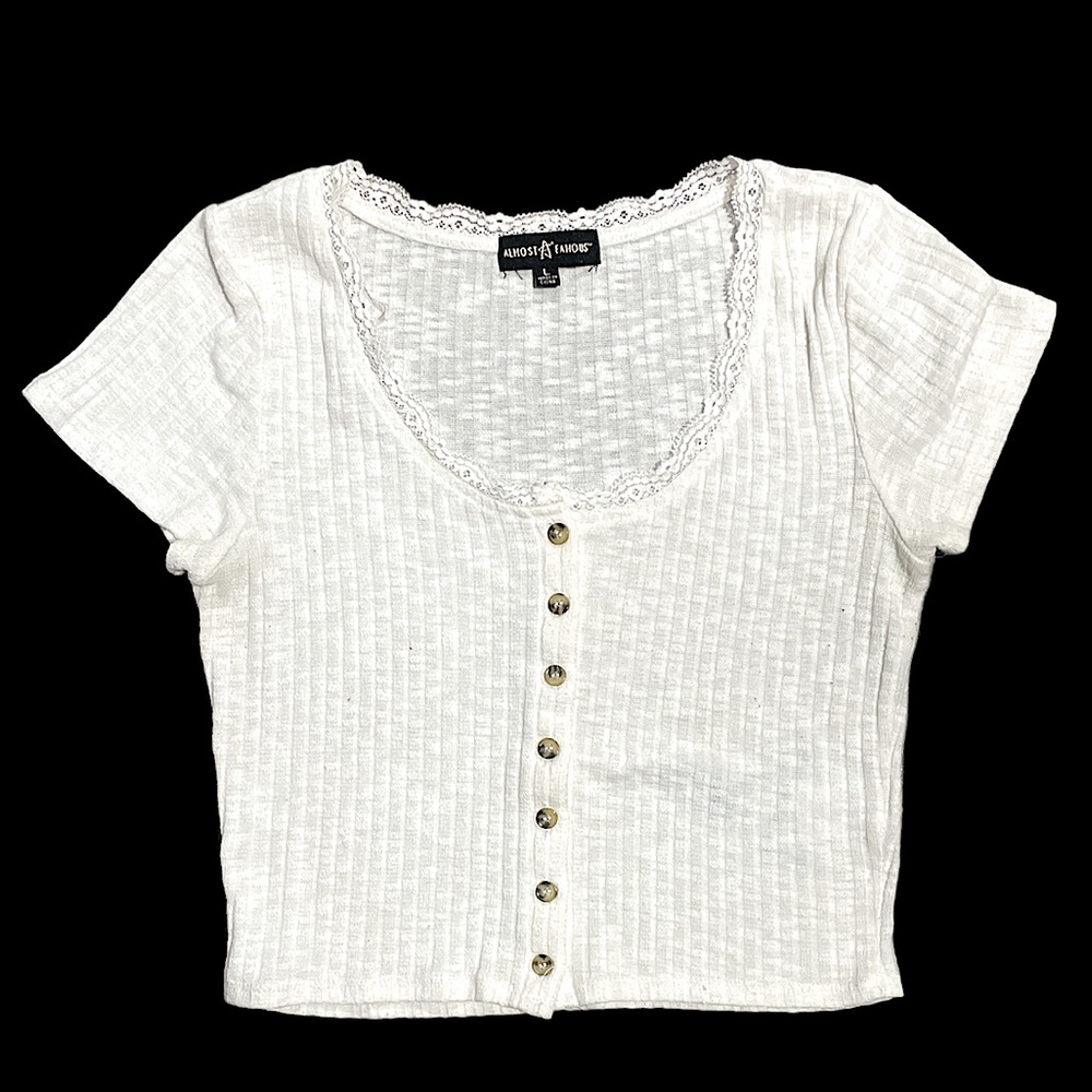 Lace white Top